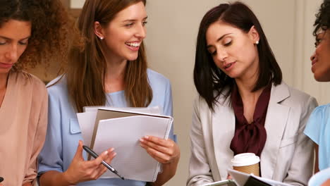 business women in a meeting