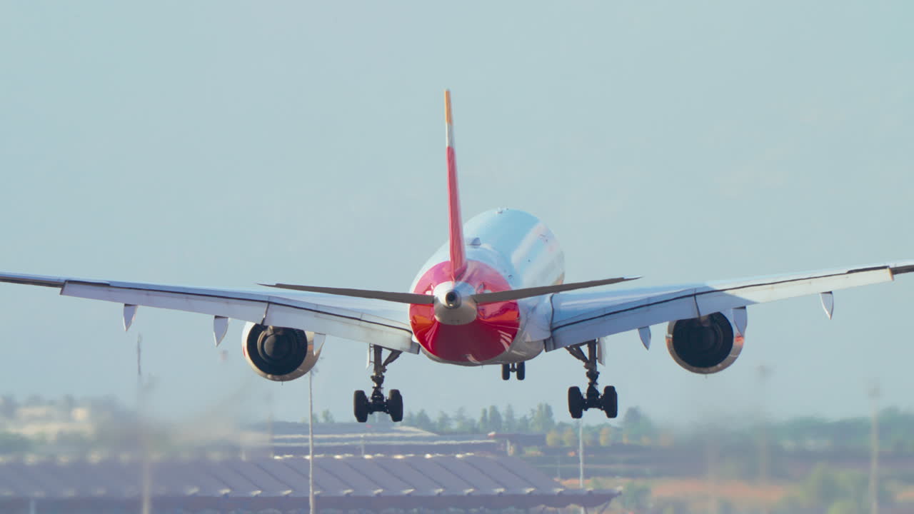 Aterrizaje del avión