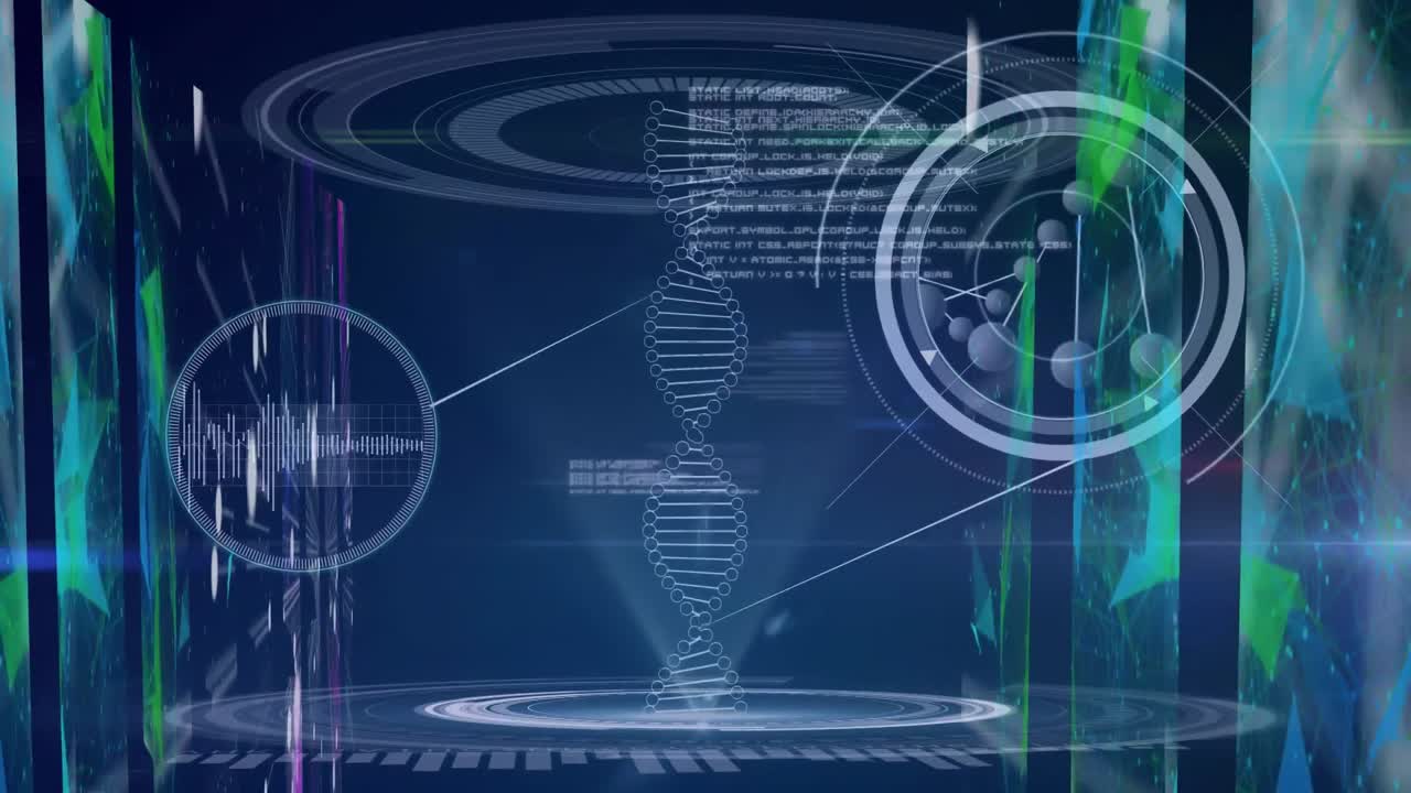 파란색 배경에 대한 의료 데이터 처리