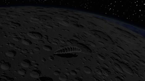microorganismo en la luna