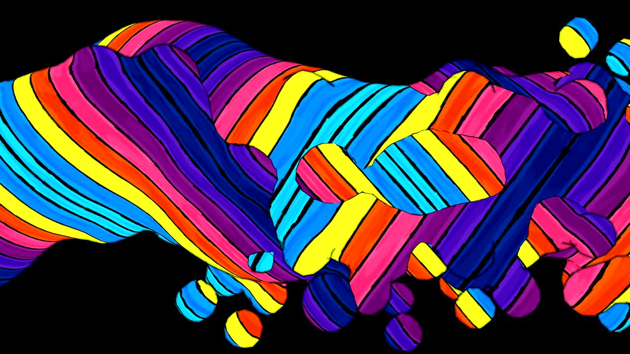 다채로운 무지개 매