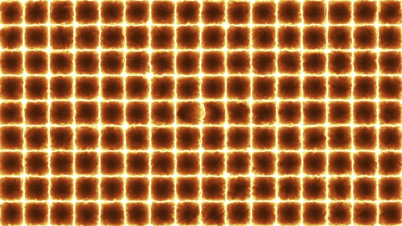 animación de bucle de vj. cuadrícula de neón animada. 4k. 60 fps.