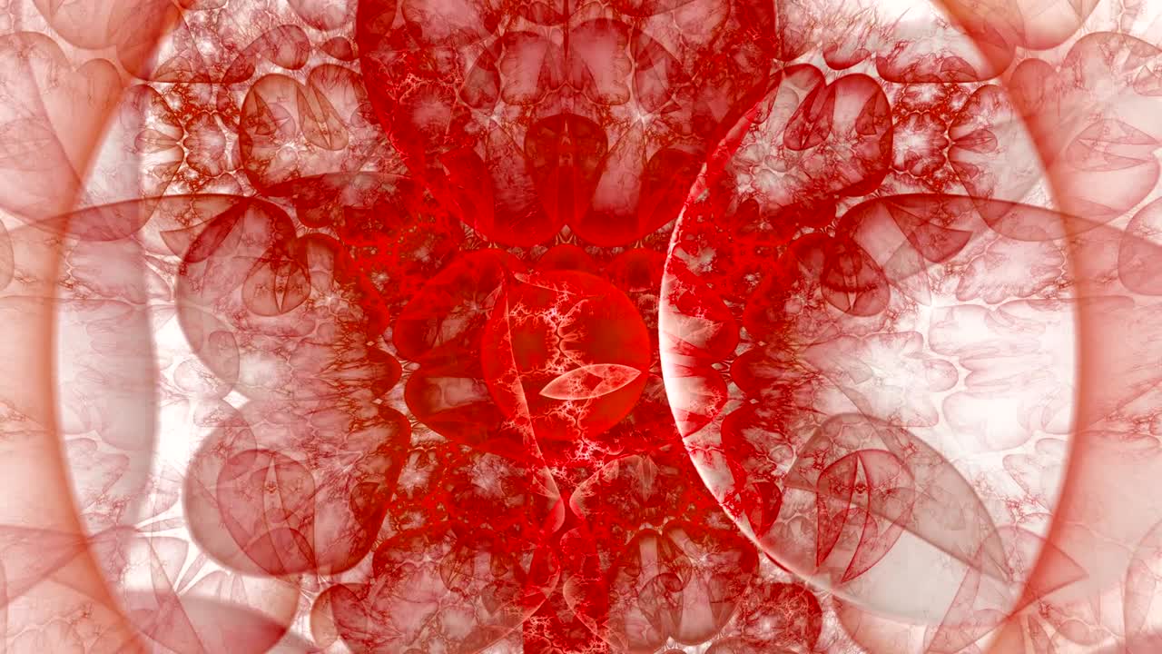 크리에이티브 디자인을 위한 추상적인 프랙탈 영상