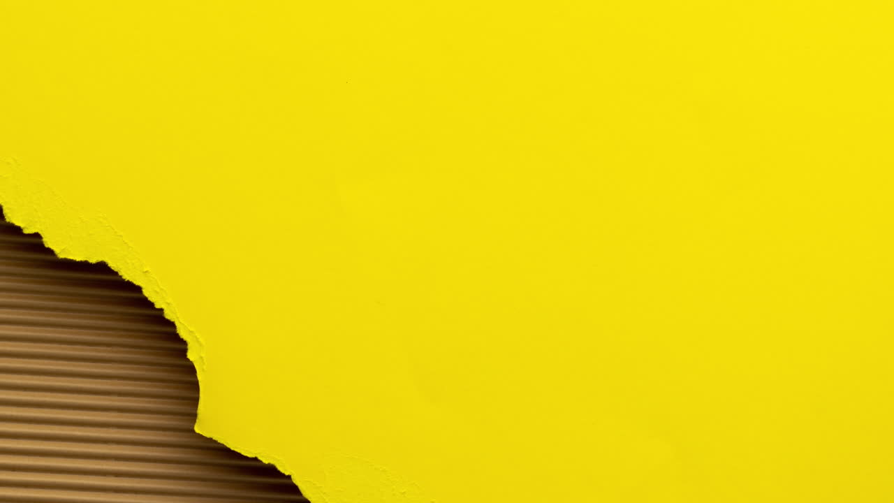 animación de pedazos de papel de colores rasgados que cambian