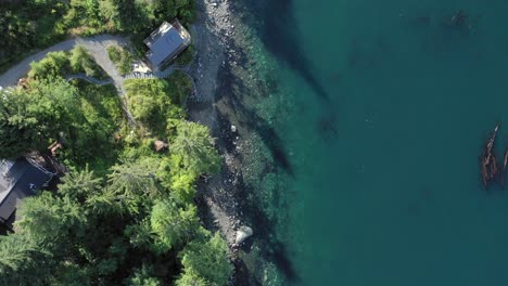 The-Bird's-Eye-View:-Pacific-Ocean-Inlet-from-Above