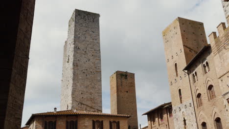 san gimignano scenic ancient towers rising above tuscany's historic architecture