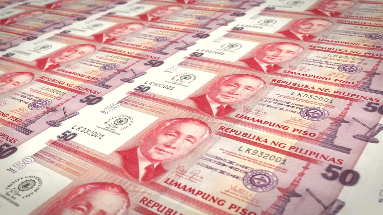 필리핀의 50 페소 지폐, 현금, 루프