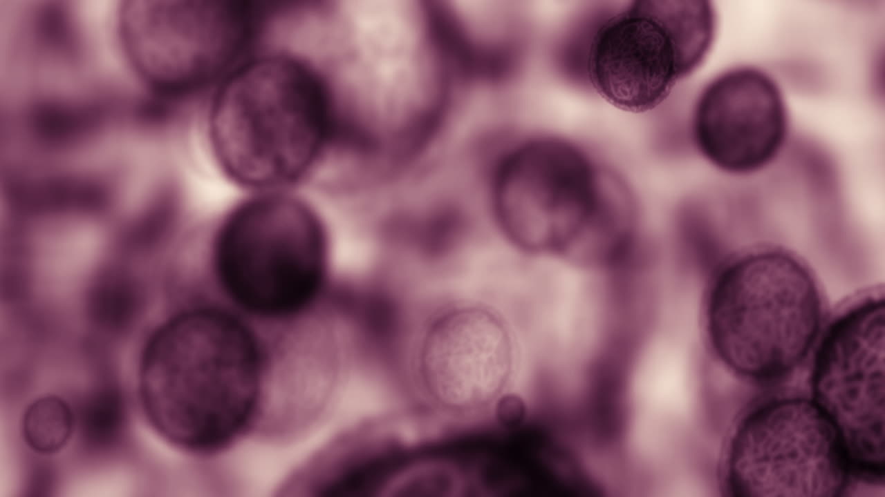 virus, arn y moléculas de bacterias en un