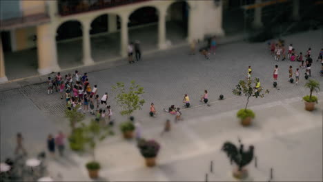 stop motion, tilt and shift, miniature world