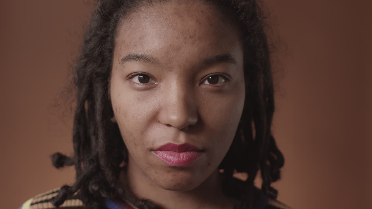 Portrait of Teenage African-American Girl