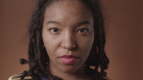 portrait of teenage african-american girl