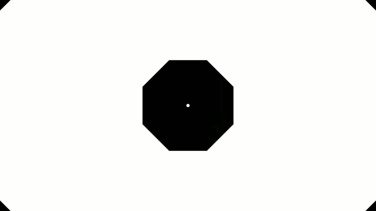 gráficos en movimiento de caleidoscopio