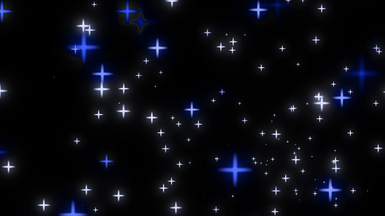 별 회전 입자 운동 그래픽