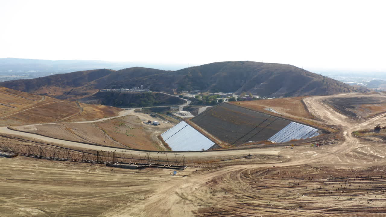 Overview of a Large-Scale Landfill or Land Development Project in a Hilly Region