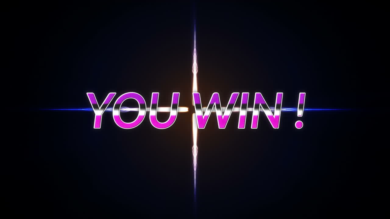 검은 바탕에 텍스트와 십자가를 이기는 애니메이션