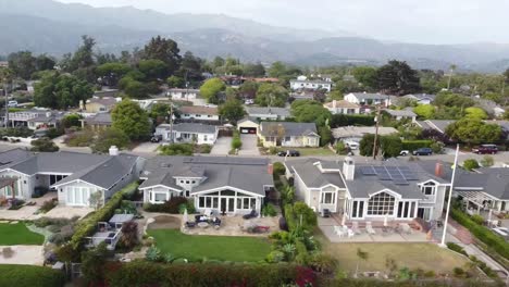 drone tracks along housing track