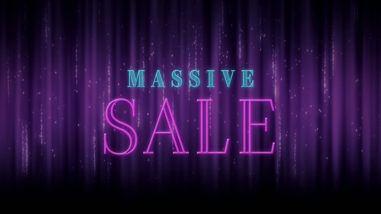 반 ⁇ 이는 대규모 판매 텍스트의 애니메이션 4k