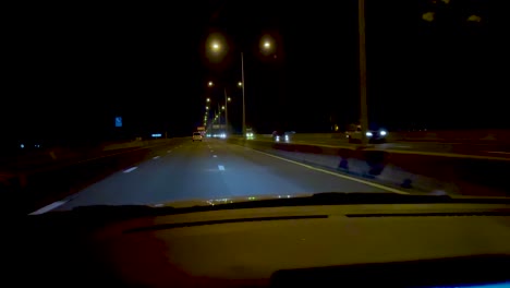 a nighttime drive in pattaya, thailand