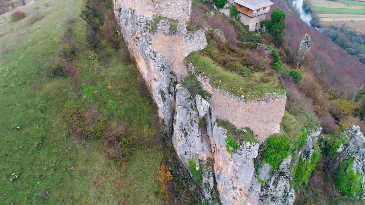 Ostrovica Fortress Castle Ruins In Rural Bosnia And Herzegovina