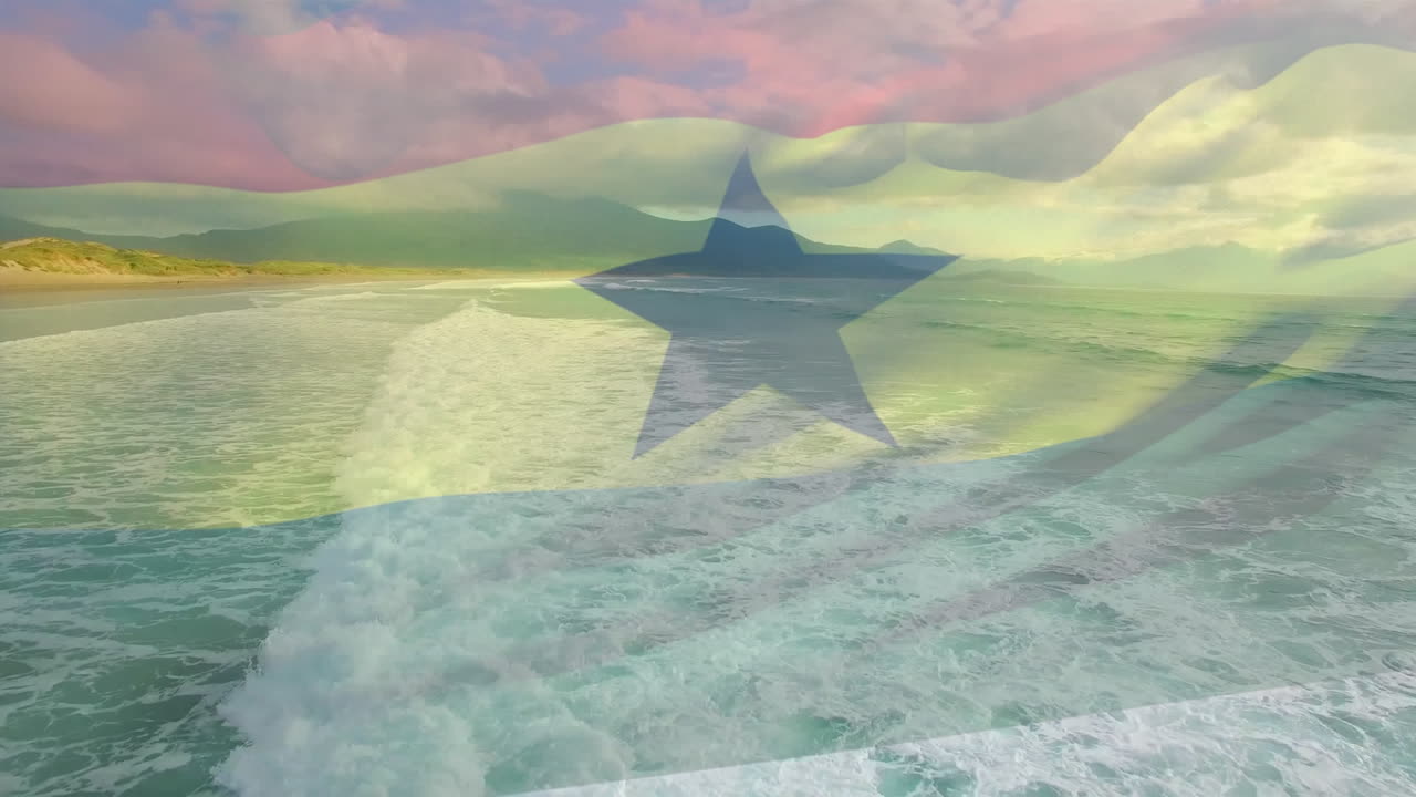 가나 의  ⁇ 발 이  ⁇ 빛 있는 바 ⁇ 가 에서 흔들리는 애니메이션