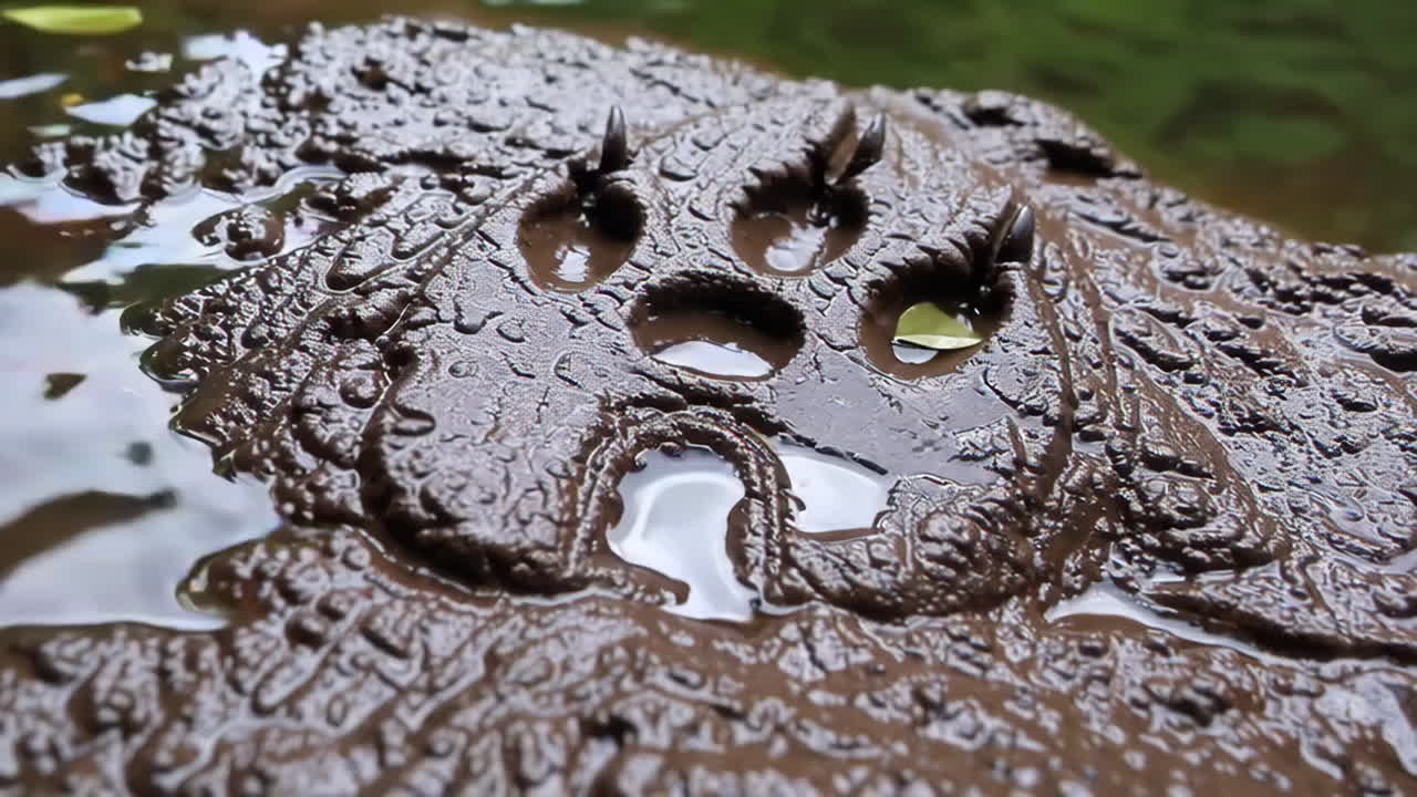 Animal Paw Print in Mud