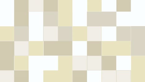 animación abstracta de formas de bloques grises y amarillas que se mueven sobre un fondo blanco. fondo animado de bucle, papel tapiz.