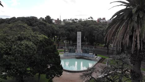 drone tomas aereas sculture parque rodo montevideo uruguay