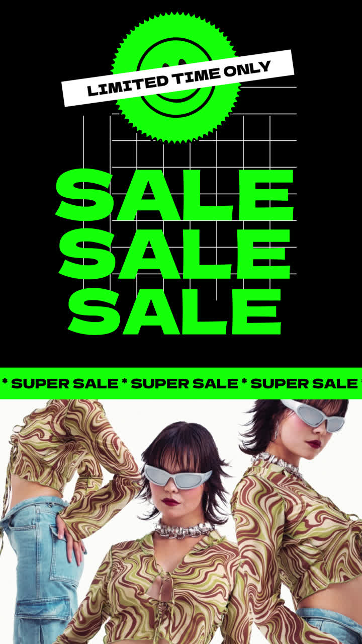Limited Time Super Sale Fashion Promotion