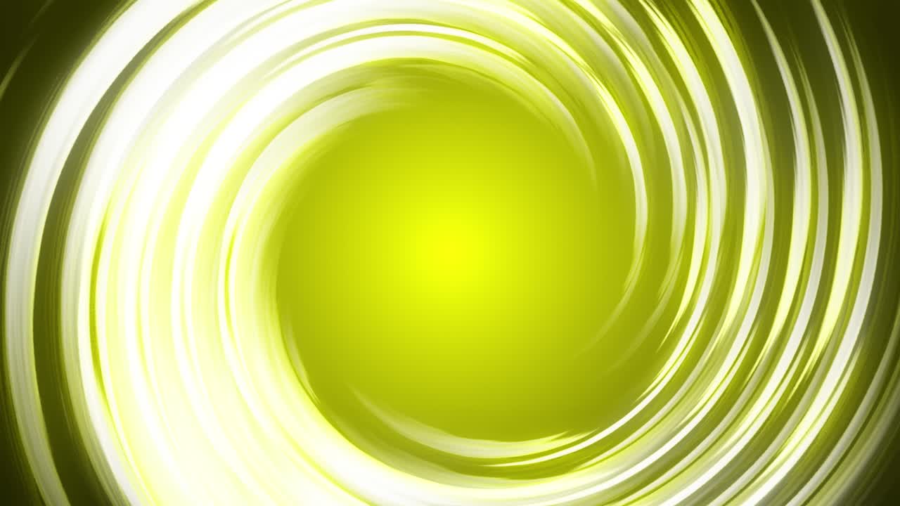 Abstract Green and Yellow Glowing Spiral Background