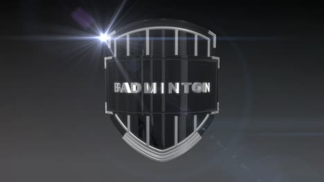 el bádminton - cromo