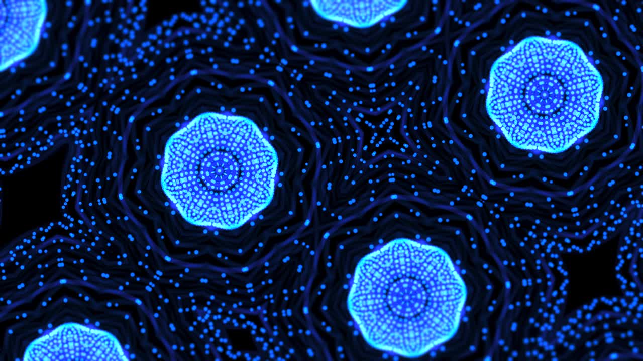 un bonito fondo en 3d con nodos interconectados