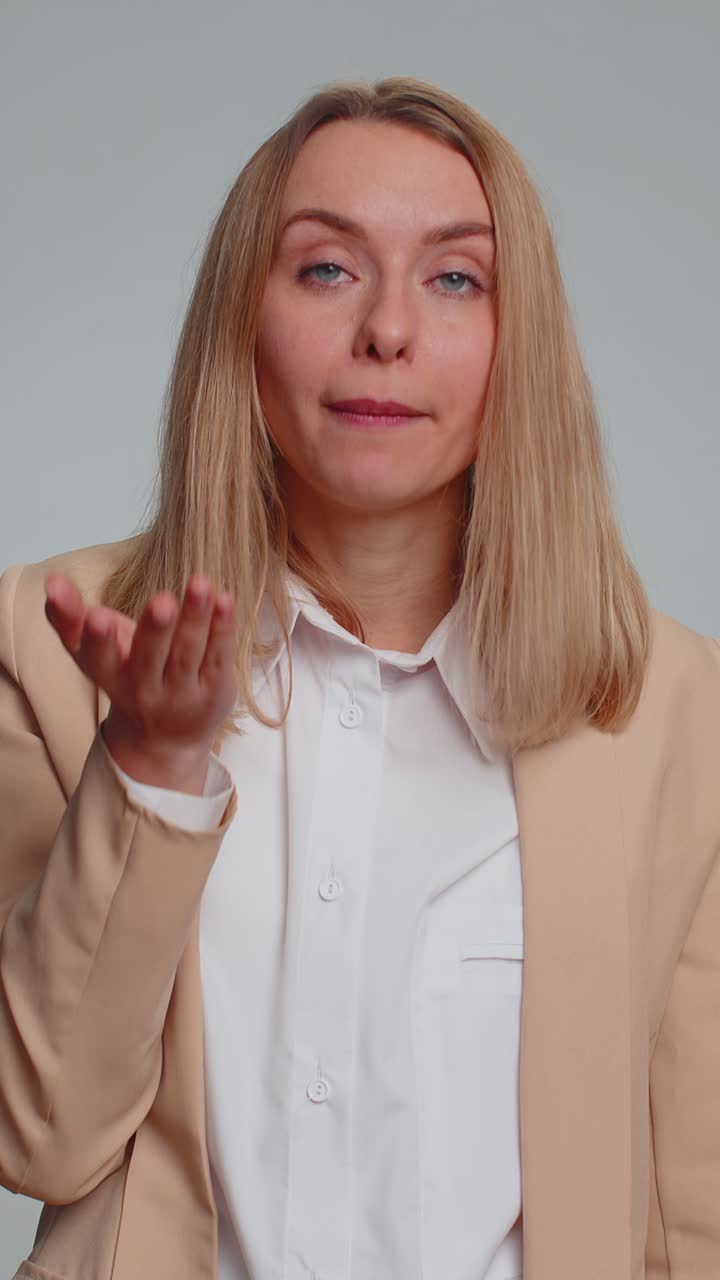Upset businesswoman making face palm gesture feeling bored disappointed in result bad news shame
