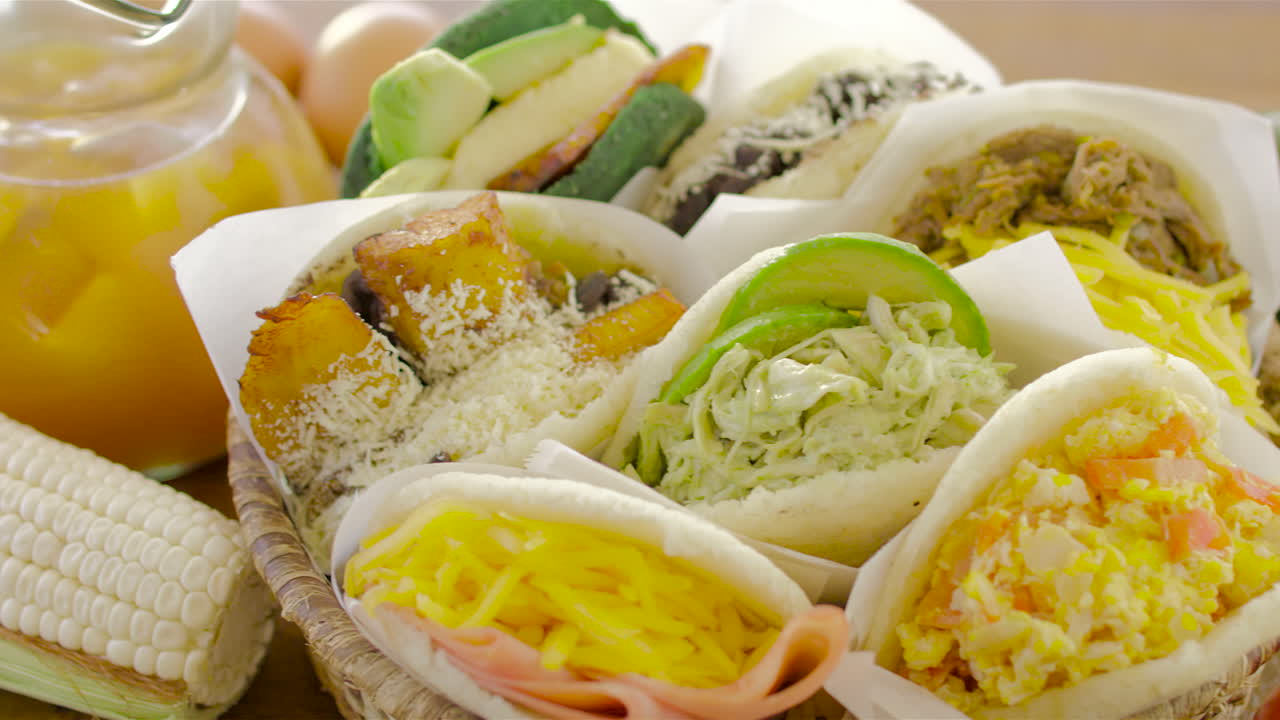 arepas, 옥수수 가루로 만든 베네수엘라 요리