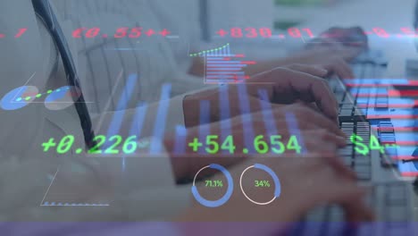 Animación-De-Personas-Que-Utilizan-Ordenadores-Con-Procesamiento-De-Datos-Financieros.