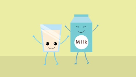 dibujos animados de comida kawaii