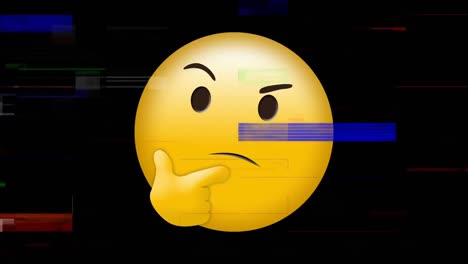 Gelbes-Denkendes-Gesicht-Emoji