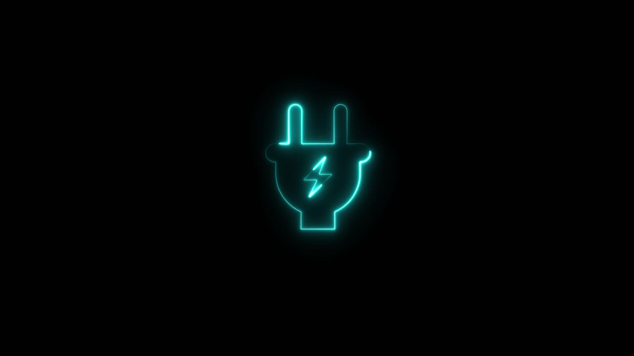 Neon Plug Symbol