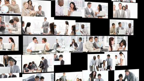 Multiple-hd-shots-of-an-office-environment-with-men-workign-together