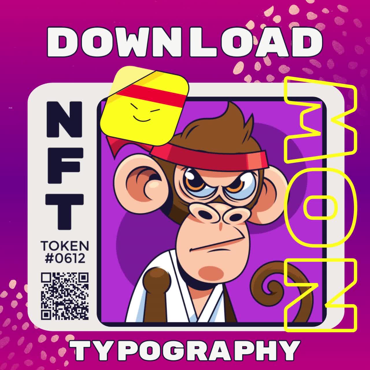 Post Quadrato NFT 10 Storie Instagram NFT Adobe After Effects 2023 Risoluzione 1080x1920