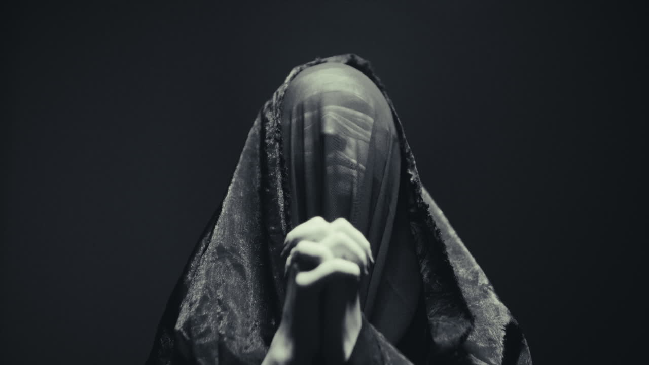 Mysterious Figure in Prayer