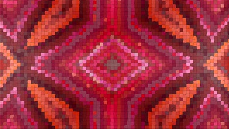 abstract complex pattern from a mosaic. dynamic bright transforming and pulsating composition. looped