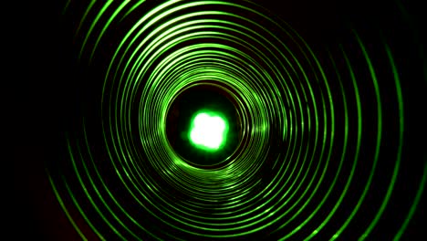 fondo conceptual abstracto con un túnel de agujero de gusano de alta tecnología futurista