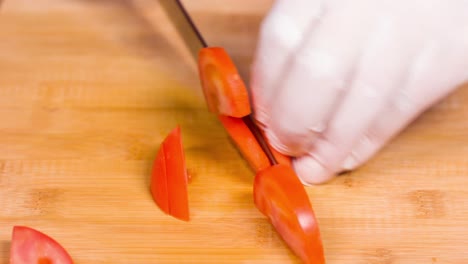 Tomaten-Schneiden-Tomaten-Schneiden