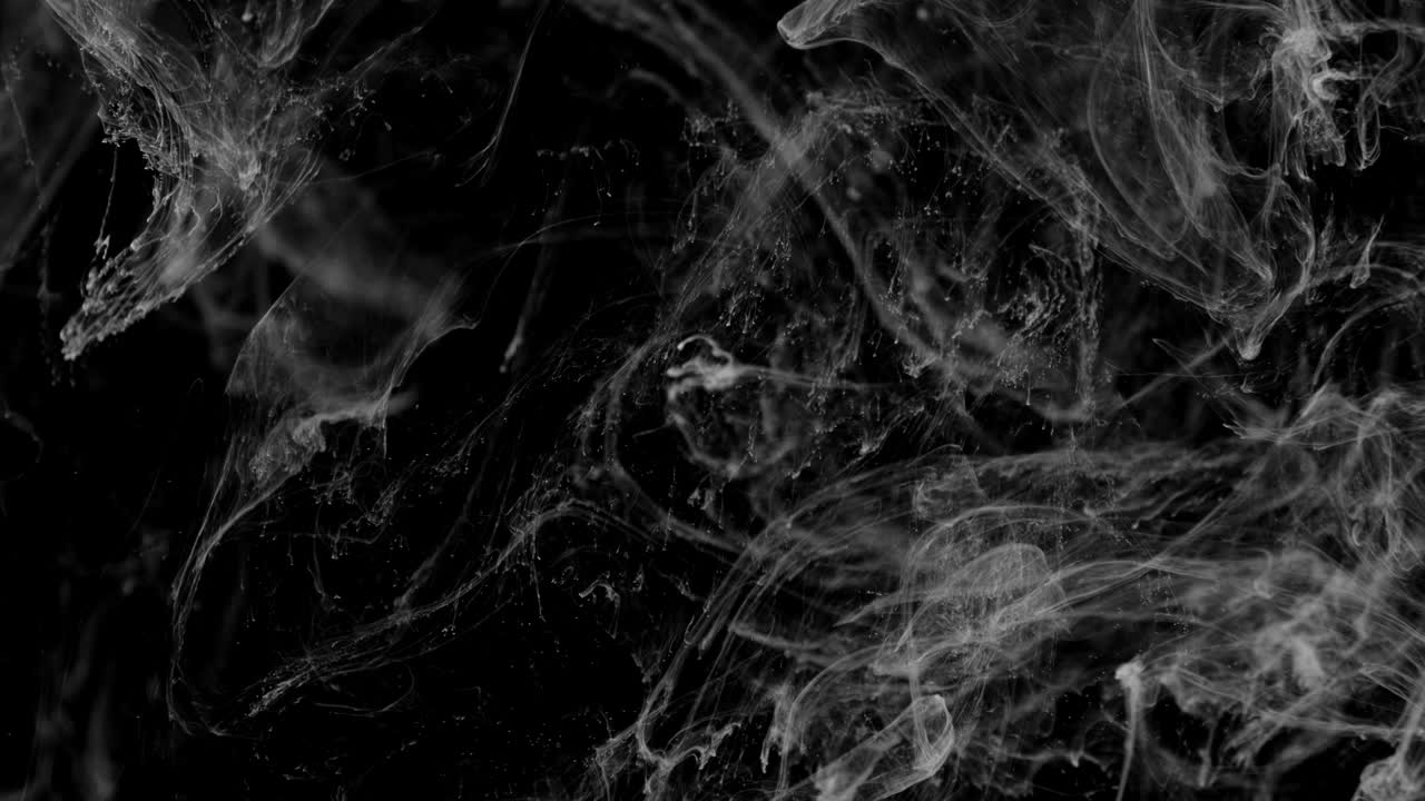 переход чернильного дыма - переходная анимация, напоминающая чернило или дым. черно-белая абстракция в виде дыма