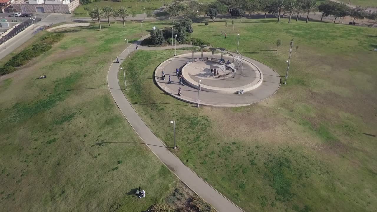 toma aérea del antiguo puerto de jaffa, israel