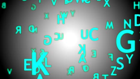 fondo abstracto con letras