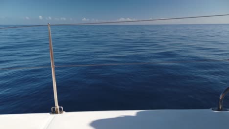 A-simple-shot-of-the-ocean-taken-from-a-sailboat-while-navigates