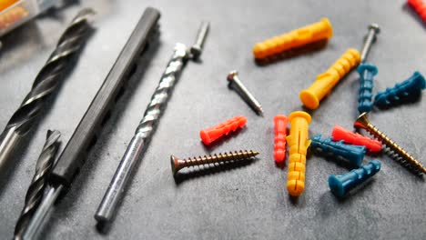 construction tools and wall anchors