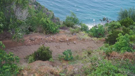 Royal-road-of-Santana,-royal-roads-were-the-only-way-of-transport-people-and-goods-by-land-to-the-different-points-of-Madeira-island,-Portugal