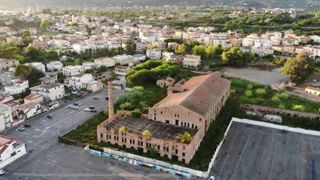 Abandoned-factory-Scauri-Marina-di-Minturno-pull-out-drone-full-hd-50fps